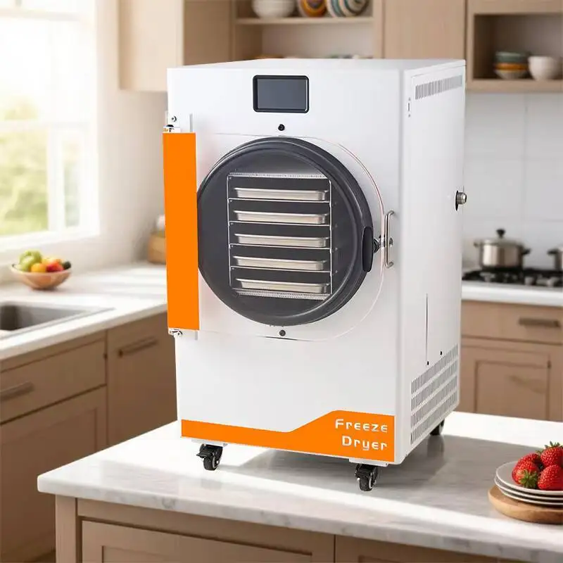 

Vacuum Equipment 6 Trays Drying Food Machine 10KG Freeze Dryer