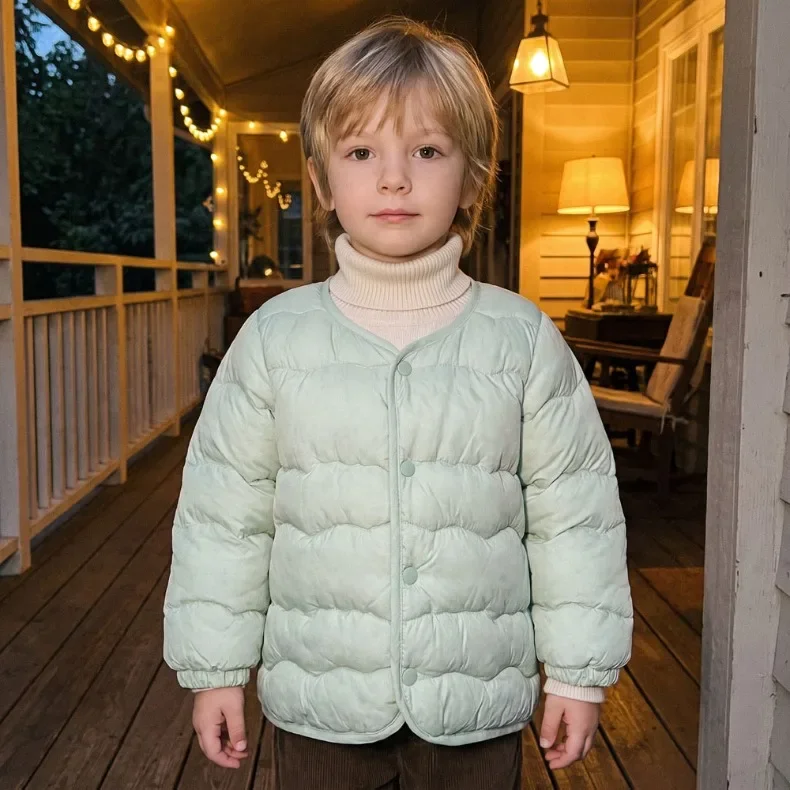 2026 Warme Baumwollweste für Kinder, Jungen und Mädchen, Baby, Kleinkind, Herbst-Winter-Mode, ärmellose Jacke, vielseitige Oberteile, Oberbekleidung, Neu – Detail 9