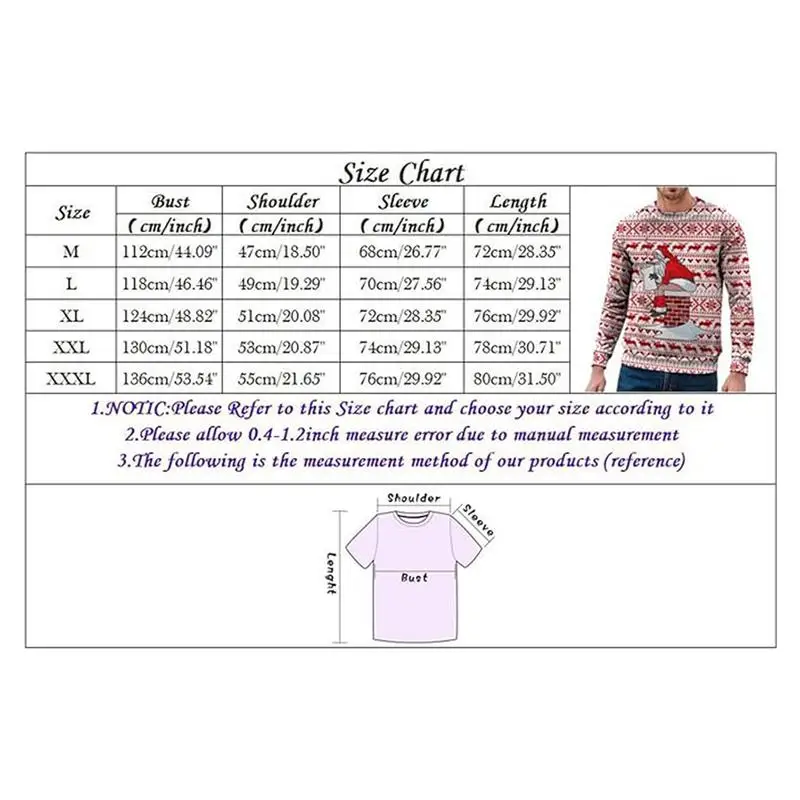 Christmas Santa Sweaters Pullovers Warm Christmas Sweaters with Long Sleeves Women\'s Novelty Sweaters for Home Party Gathering