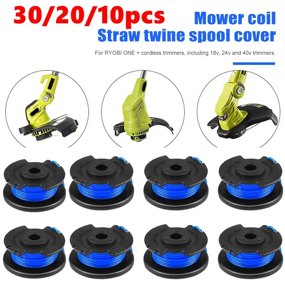 

20-3PC String Trimmer Spool Replacement For Ryobi One Plus AC14RL3A 18V 24V 40V 11Ft Auto Feed Cordless Weed Eater Spool Line