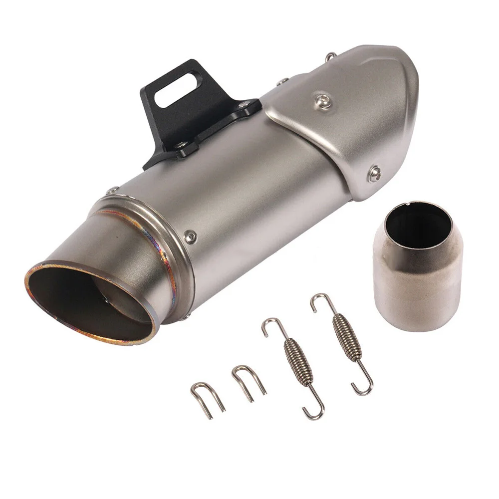 12.2" Motorcycle Exhaust Muffler Pipe for most of Dirt Bike, Street Bike Scooter ATV Quad and other bike