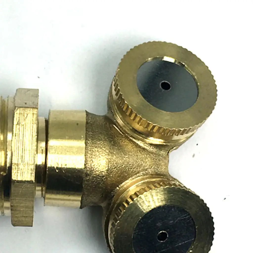 Brass Water Fountain Nozzle Spray Heavy Duty Atomizing Irrigation Head for Garden Lawn Fountain Outdoor Watering System