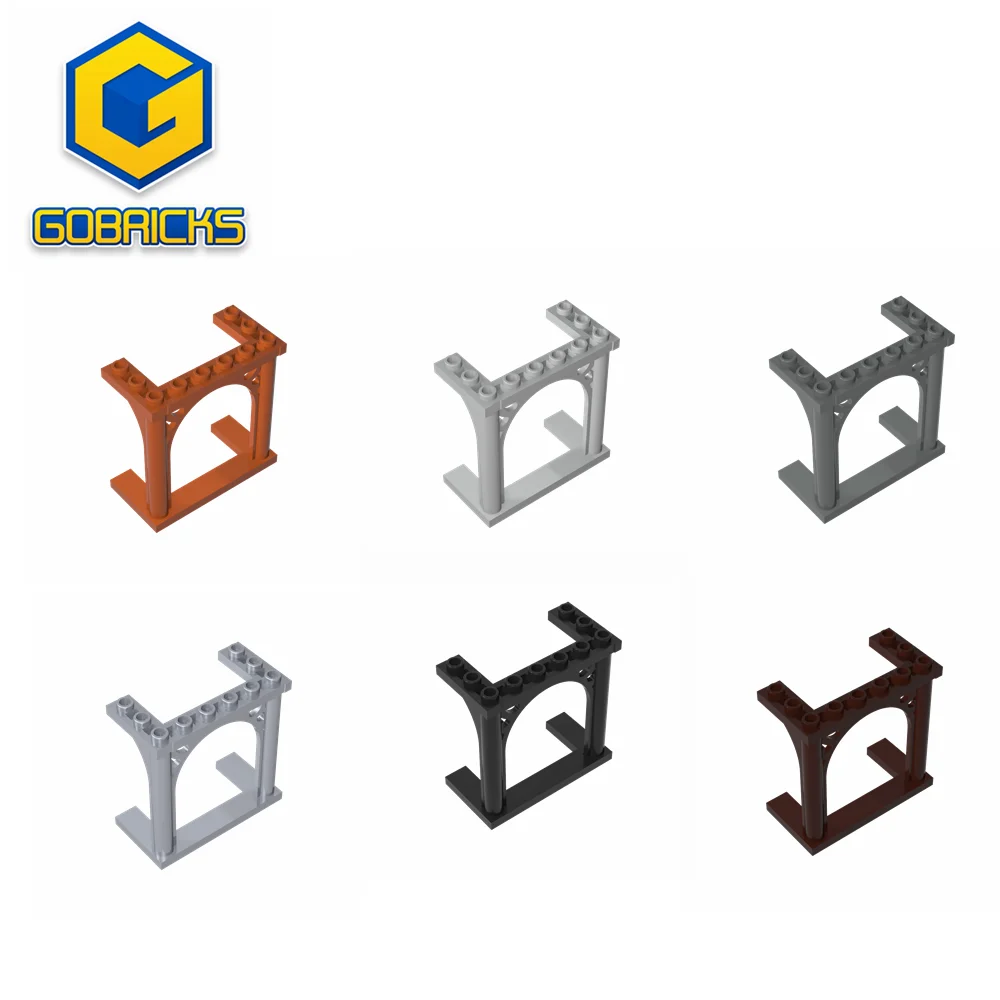 6x3x5 Inner Arch Arc Patterned Door GB 2094 Brick Compatible with LEGO 19063 30613 Building Blocks MOC Spare Parts Wholesale