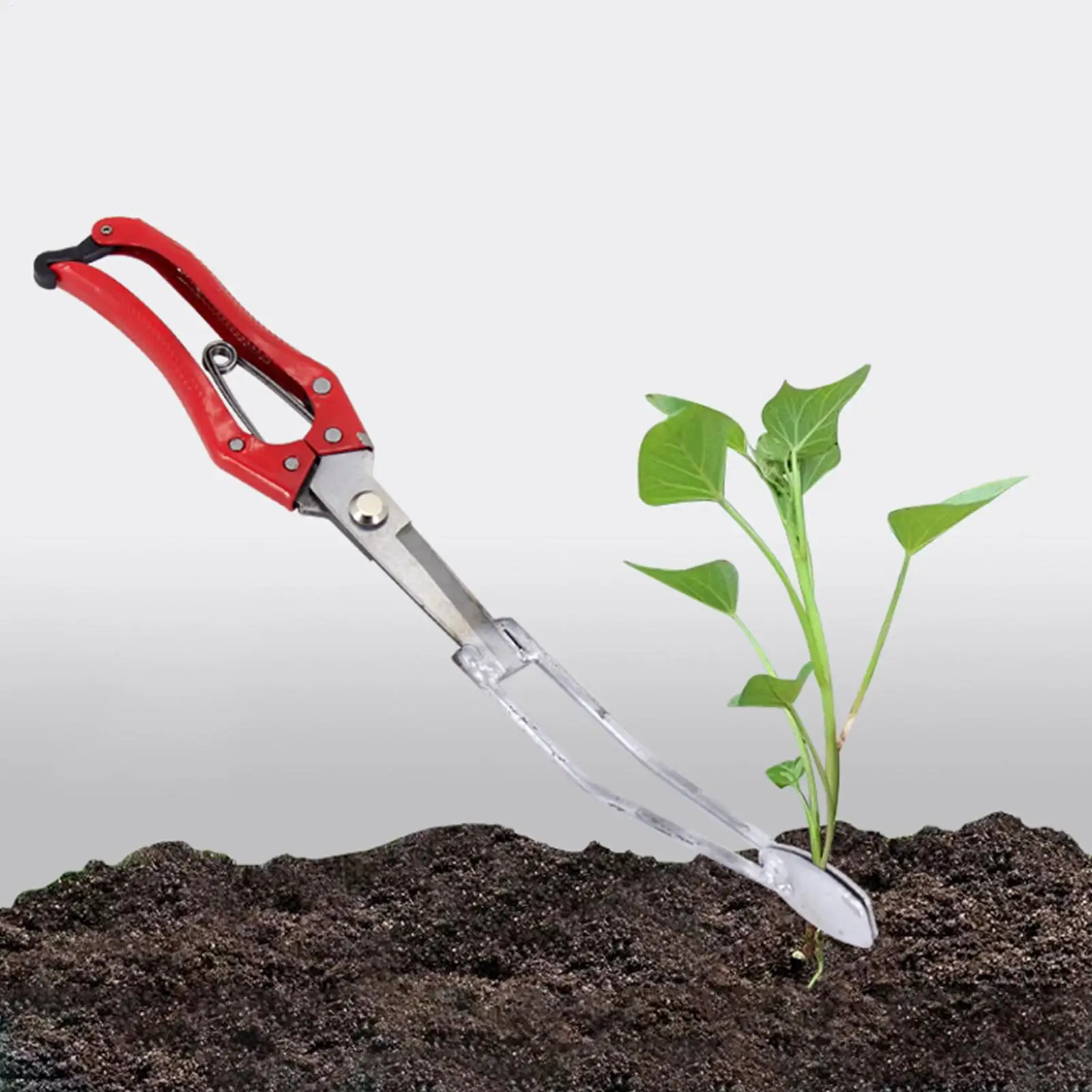 Potato Planter Tool Transplanting Iron Manual Handled Tool Plant Seedling Planter For Corn Lawn Grass Gardening Farming