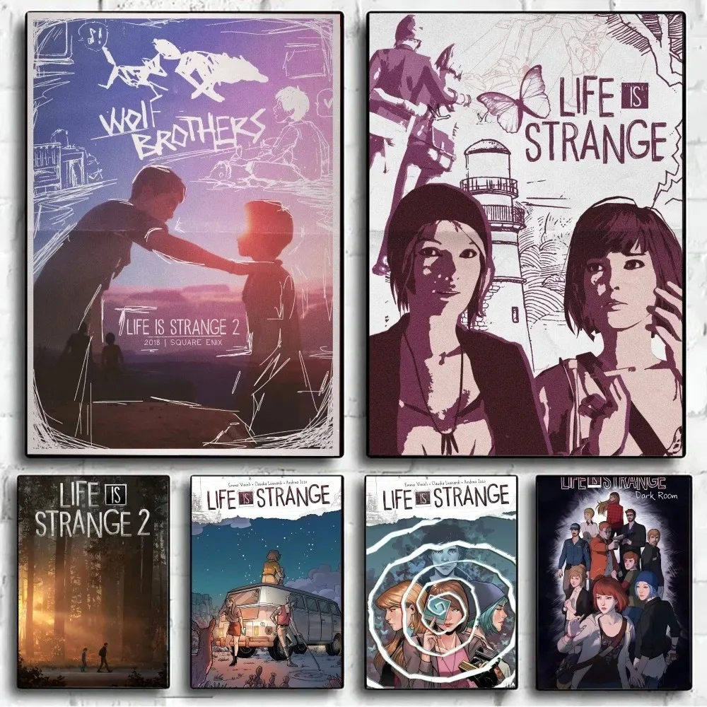 Life Is Strange The Storm Game Poster Club Bar Vintage Poster Wall Art Canvas Painting Bedroom Study