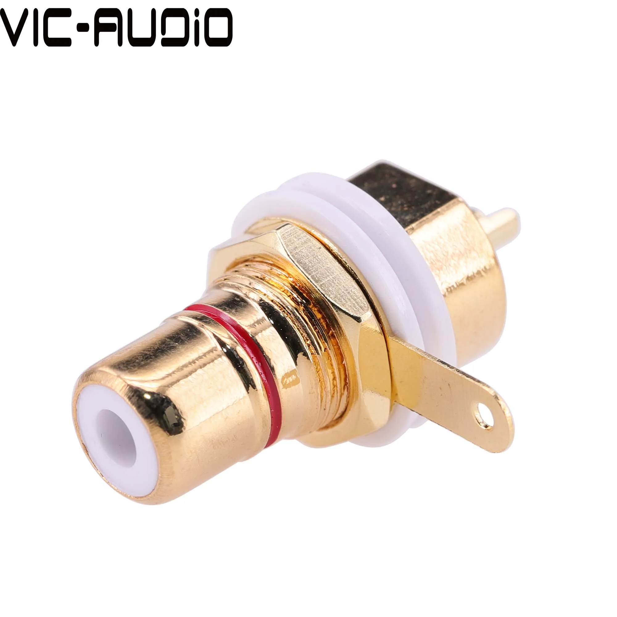 Разъем RCA, гнездовой разъем, шасси, разъем, аудиоразъем, перегородка, цикл, гайка, пайка, позолоченный усилитель, аудиоразъем