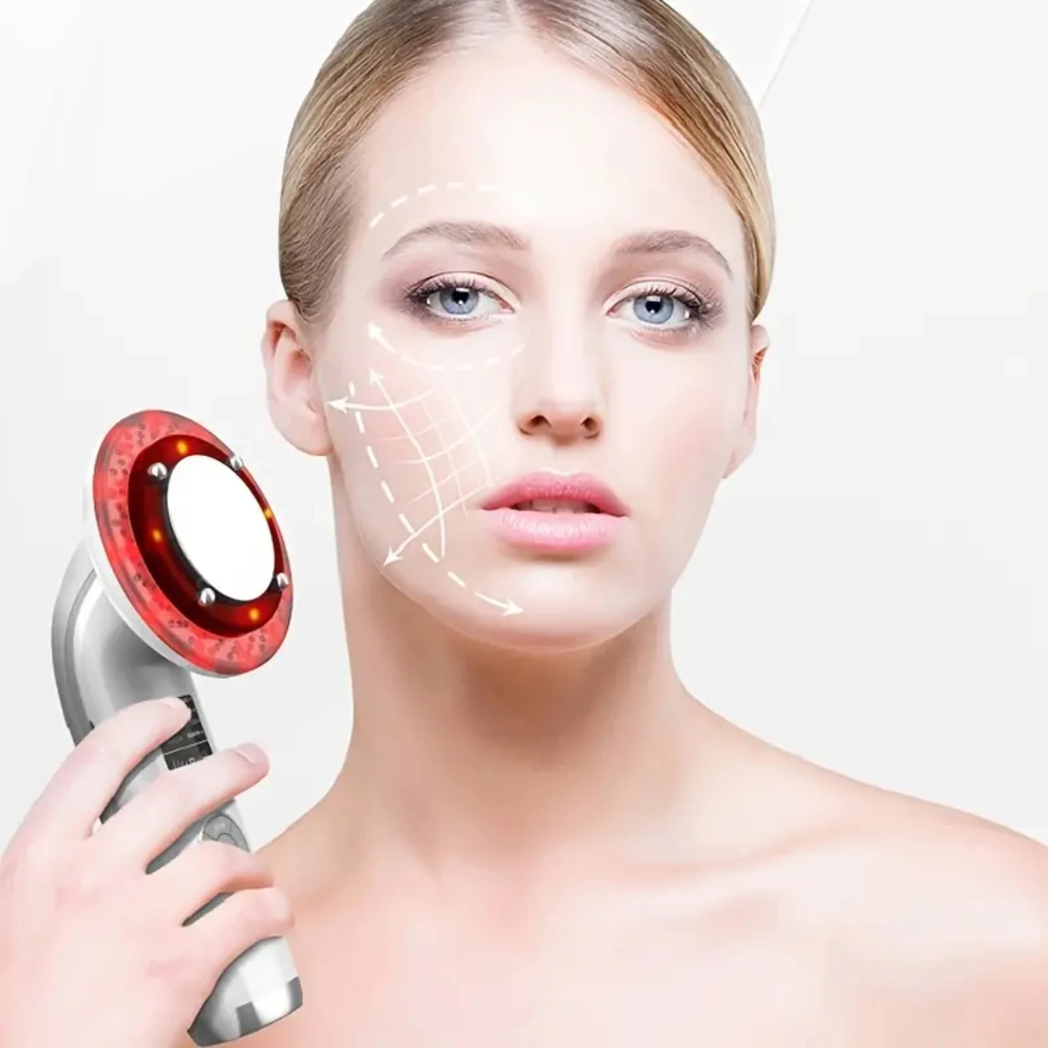 

Эффективный ультразвуковой кавитационный массажер EMS 8-в-1 для похудения, сжигания жира с помощью инфракрасной ультразвуковой терапии для похудения и Ce