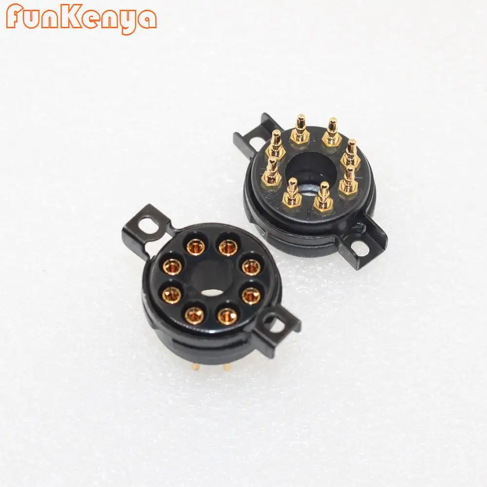 1 Piece CMC Bakelite / Teflon PTFE Vacuum Tube Sockets Bases 4PIN 8PIN 9PIN For 2A3 300B 811 KT66 KT88 6SN7 EL34 274B Hifi DIY