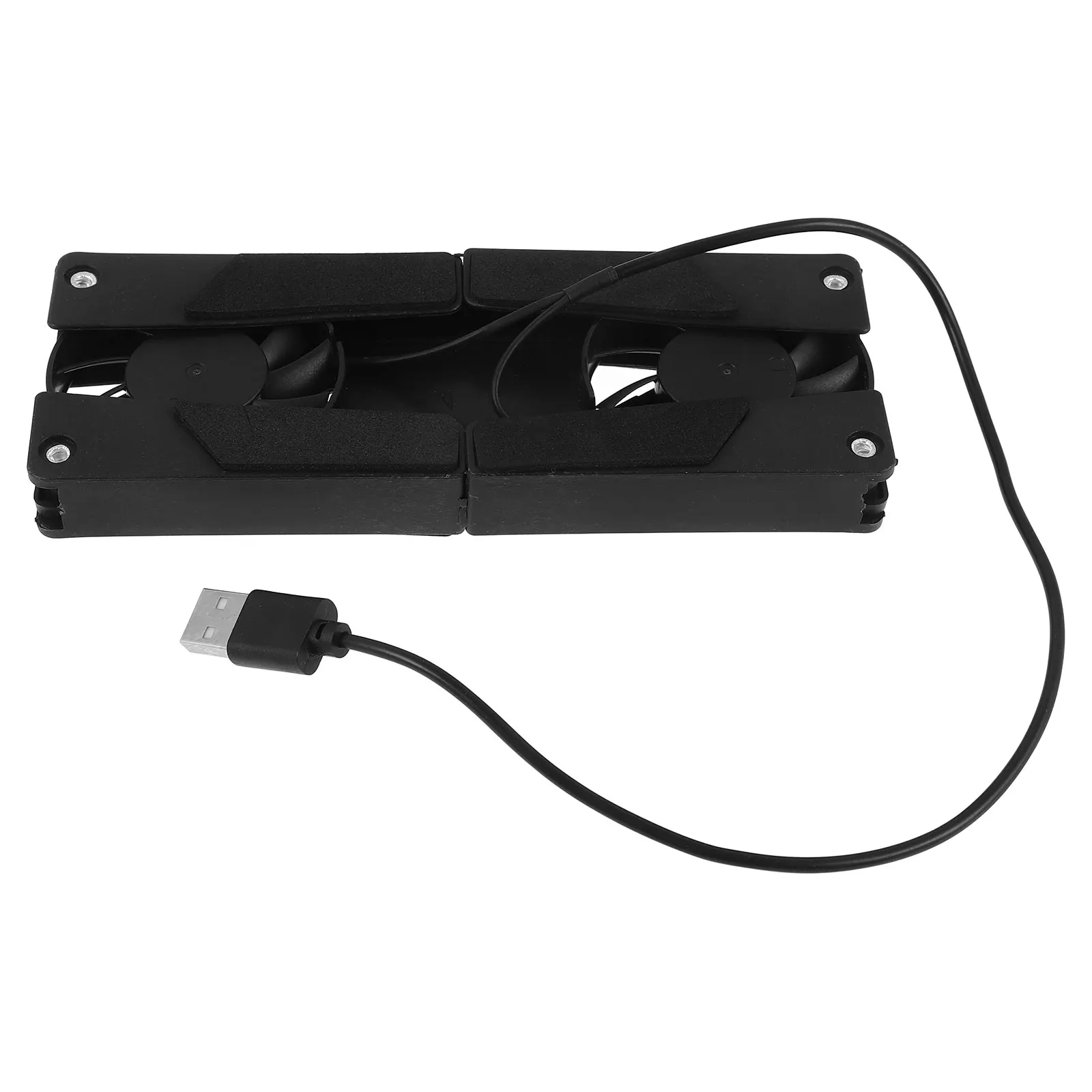 

Laptop Cooling Rack Notebook Cooler Gaming Stand Fan USB Powered Large Ventilation Heat Dissipation Anti Slip Feet Riser
