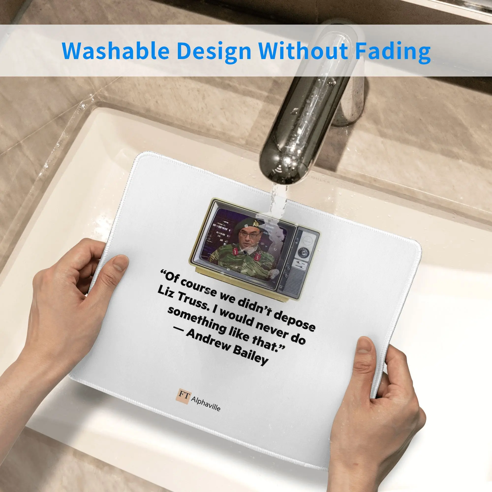 Andrew Bailey Coup Mouse Pad Computer Keyboard Mouse Mat Gamer PC Laptop Desk Mat Office Accessories Table Mats