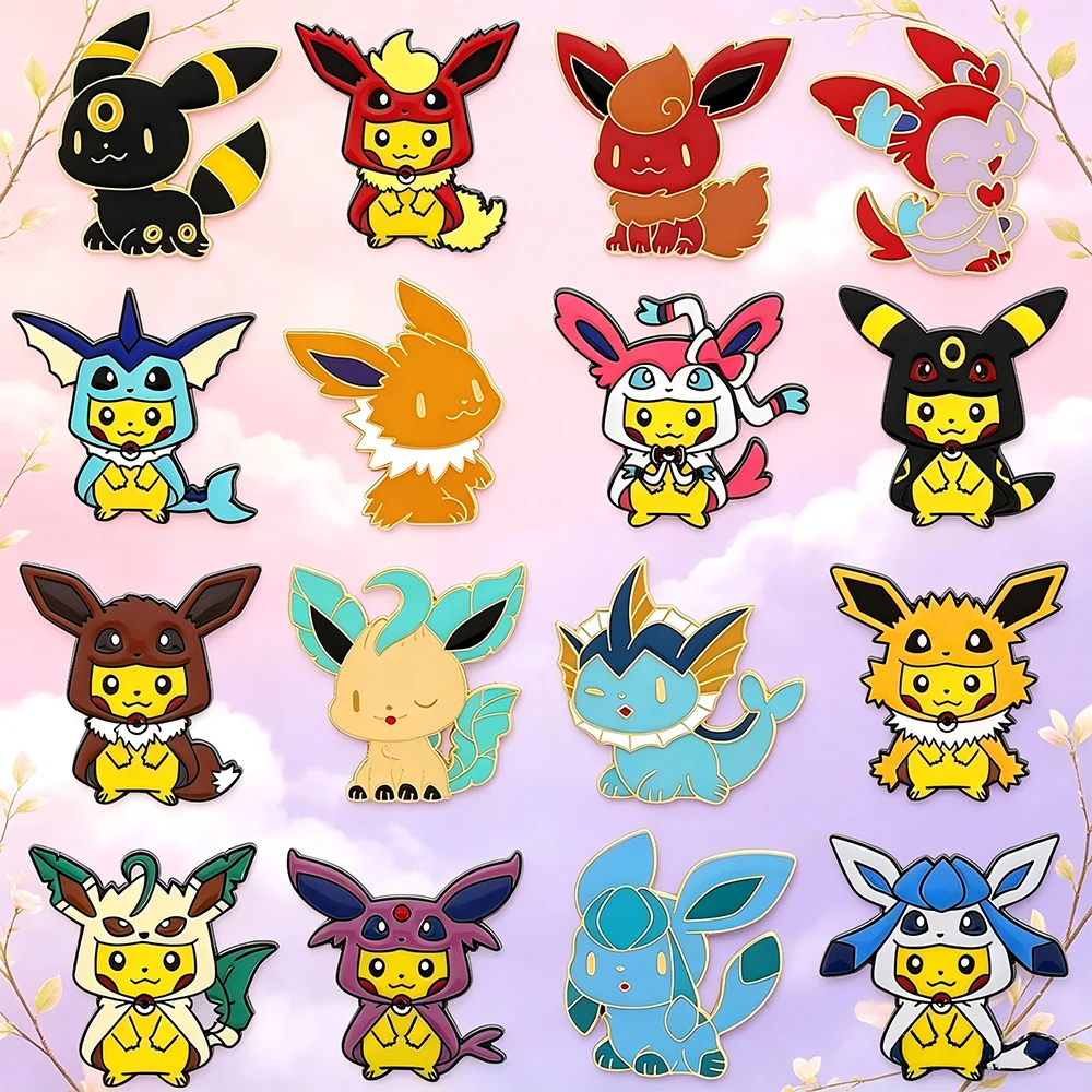 Anime Monster Enamel Pins Cartoon Character Lapel Brooches for Backpack Clothing Decoration
