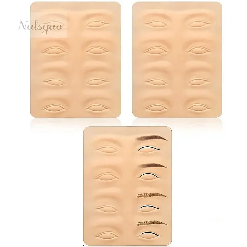 Tattoo Practice Skin Microblading Supplies Eyebrow Eyeliners Latex Skin Permanent Makeup Training