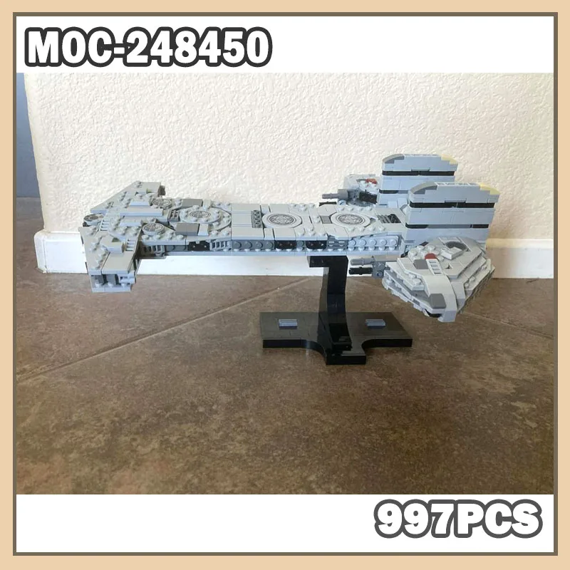 

Конструктор MOC-248450: Космический корабль Bilskirnir (Миди-масштаб), модель для сборки, коллекционная креативная модель из кирпичиков, 997 деталей