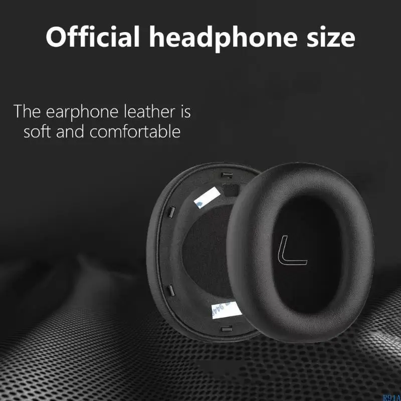 Las hojas cuero proteína R91A son fácil reemplazar para LS880NB WH950NB Auriculares Cubos oído suave Color Opcional