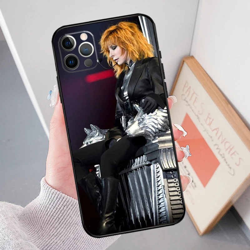 Mylene Farmer Case For iPhone 15 Pro Max Plus 12 13 Mini 11 14 Pro Max XS X XR 7 8 SE 2020 2022 Cover