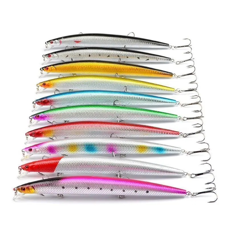 OEM tide minnow slim Big Minnow Fishing Lure Long Casting  Jerkbait for Freshwater and Saltwater Fishing 18CM-26G 0.5~1.8M