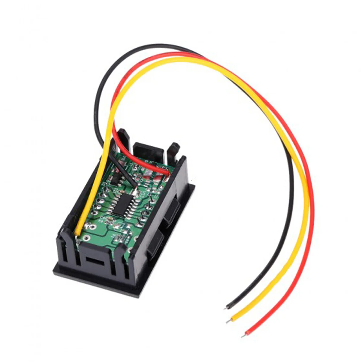 

0-99.9V Dc Voltmeter Lcd Digital Display Three Wire Voltage Monitor For Car Motorcycle Use Red Green