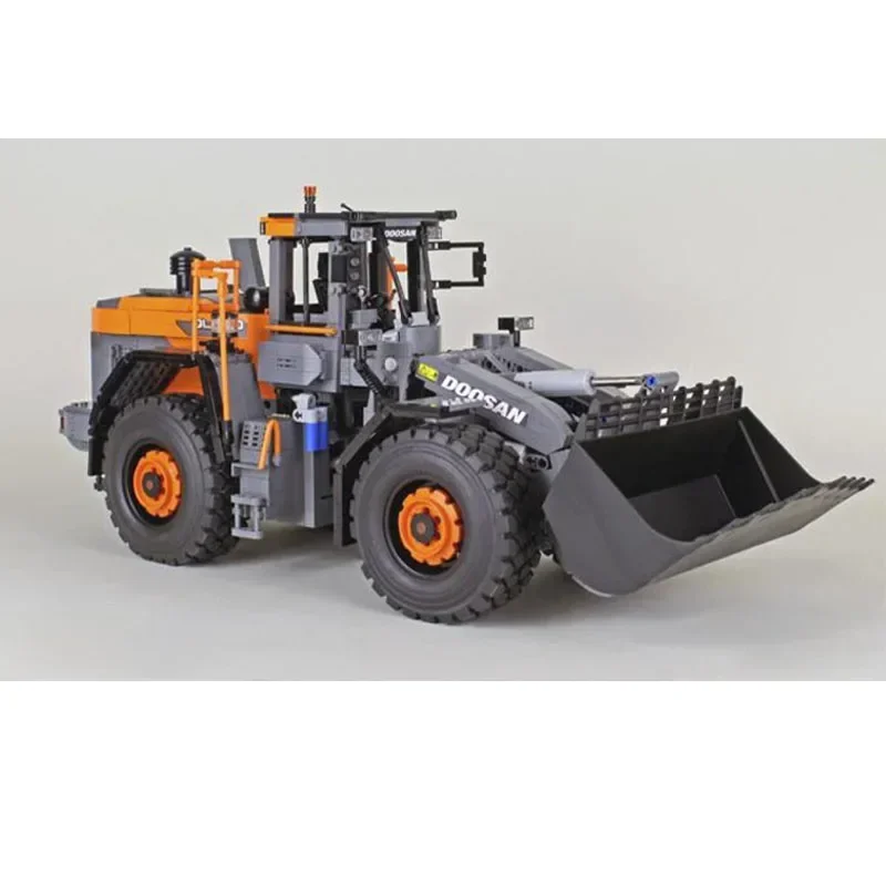 MOC-154471 klocki DOOSAN DL420-7 koparka klocki 2617 szt. Zabawki dla dzieci prezenty świąteczne