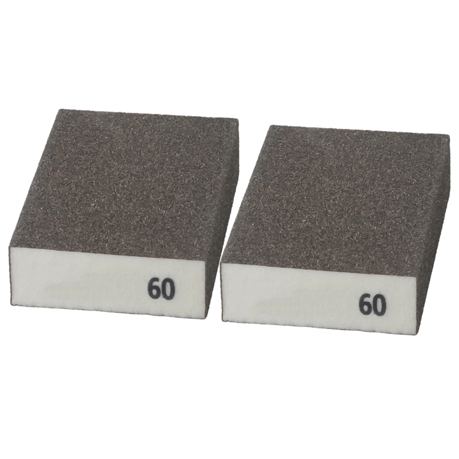 2PC Sanding Sponge Blocks with Multiple Grits for Efficient Polishing on Various Surfaces Washable and Reusable