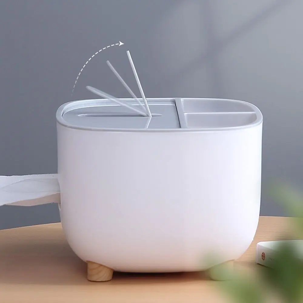 

Многофункциональный держатель для салфеток в скандинавском стиле, практичный пластиковый ящик для хранения салфеток, домашний настольный органайзер для гостиной