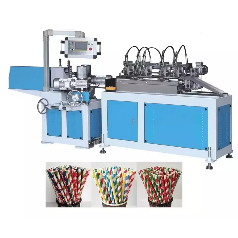 China Manufacturer Paper Drinking Straw Making Machine Coffee Tea Beverage Using Paper Straw Making Machinery for Saudi Arabia