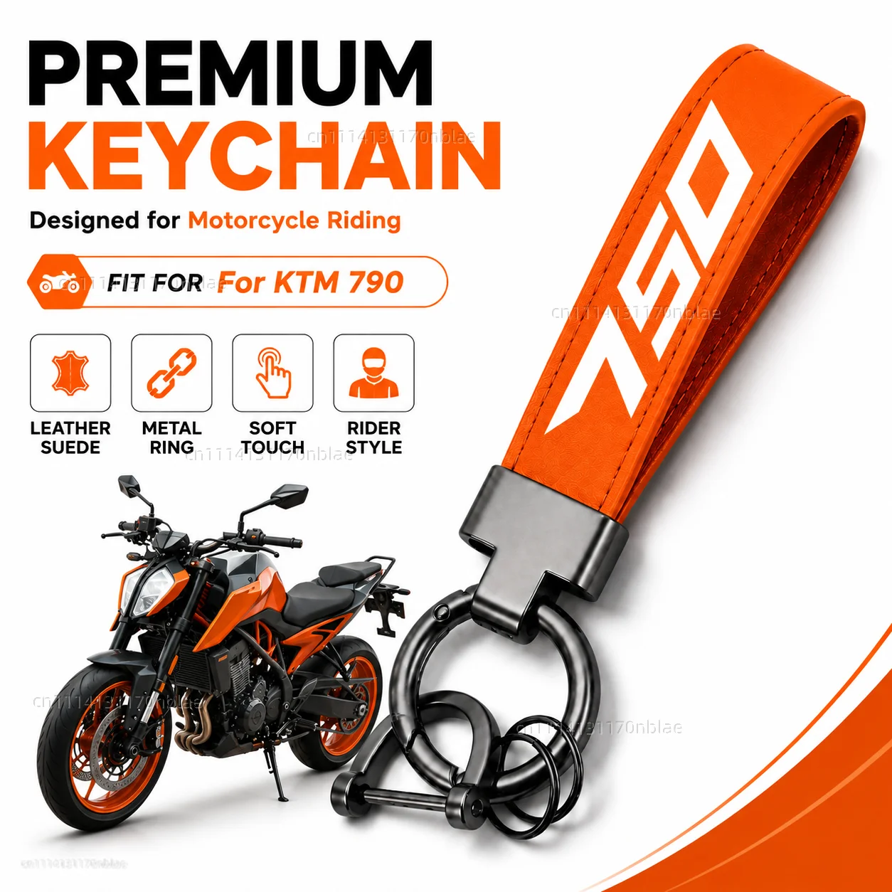 Hochwertiger Schlüsselanhänger aus Leder und Wildleder für KTM 890 1090 1190 ADVENTURE / R 790 ADVENTURE / S / R Duke 790 890 Schlüssel