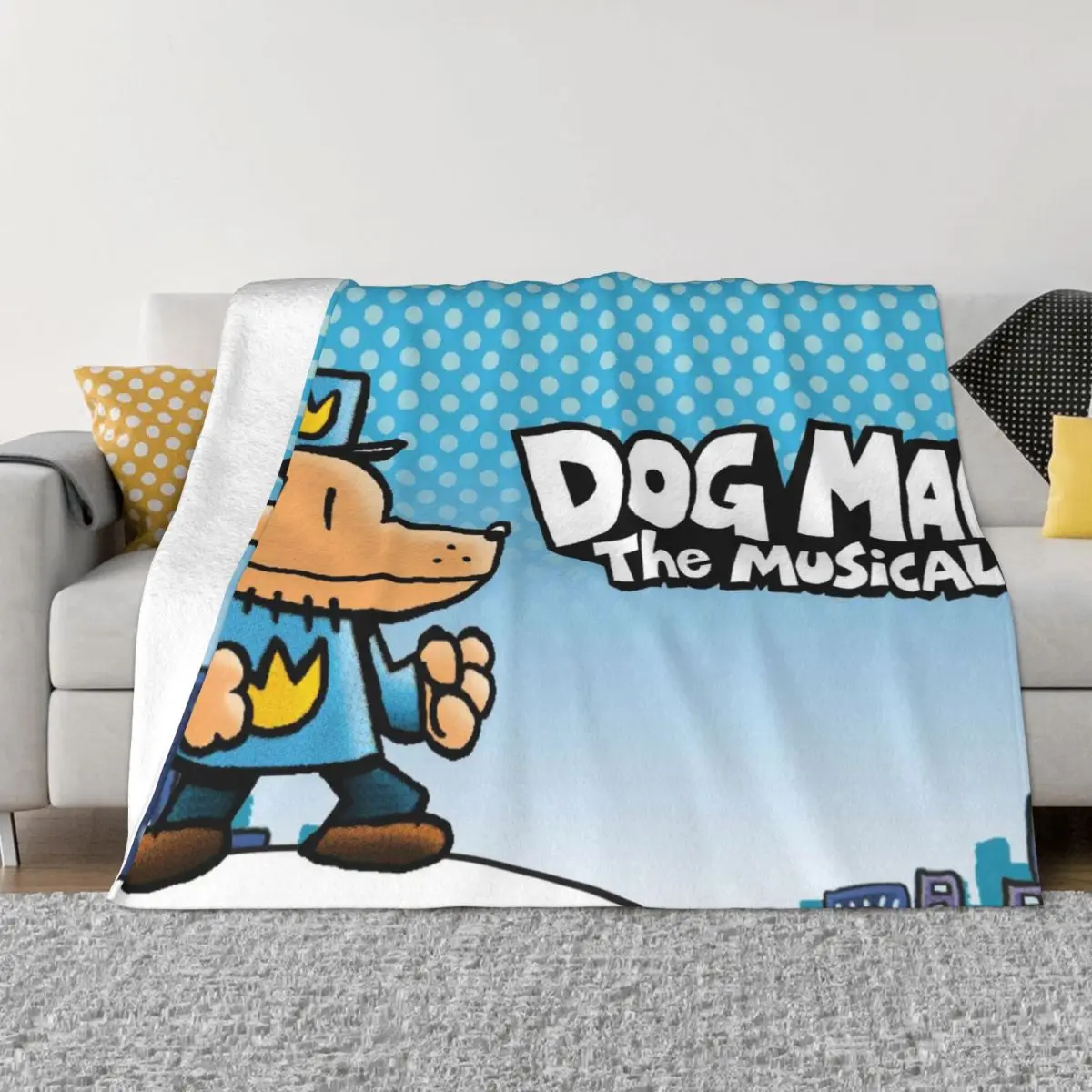 

Плюшевое одеяло до колена из фильма «Собака-мужчина» 000555, дорожное одеяло, одеяло для пар, одеяло для дома и украшения