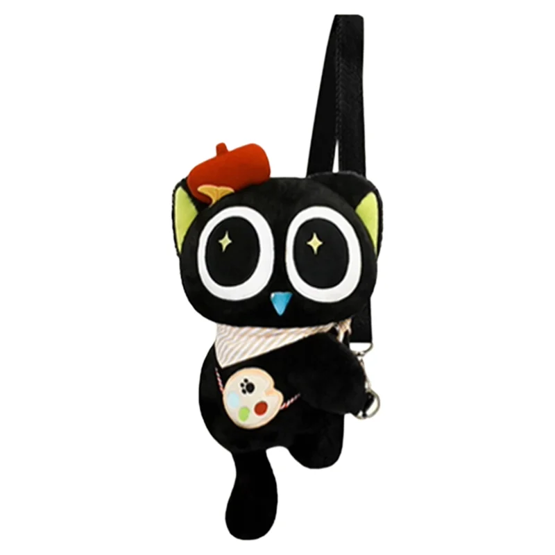 لوه شياو هيي حقيبة ظهر قطيفة حقيبة كروس لعبة قطيفة حقيبة ظهر واحدة على ظهره أنيمي فيلم البضائع مروحة ألعاب من نسيج مخملي لعبة إبداعية #5