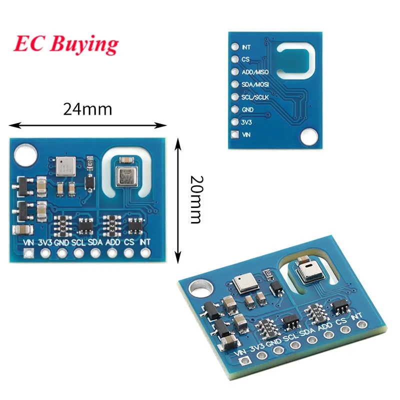 50pcs/5pcs ENS160 AHT20 Carbon Dioxide CO2 eCO2 TVOC Air Quality Gas Sensor IIC I2C SPI