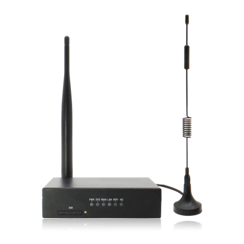 RTS Factory 2 منفذ إيثرنت 2.4G Wi-Fi 300Mbps 4 G Lte موزع إنترنت واي فاي لاسلكي Vpn أجهزة توجيه خلوية 4G صناعية
