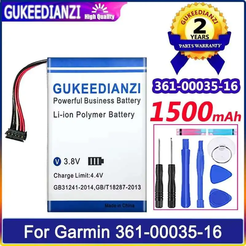 

Для Garmin 361-00035-16 3610003516 долговечный аккумулятор для GPS-устройства 1500 мАч