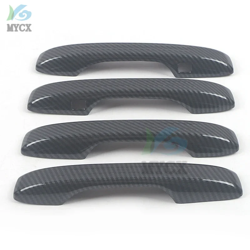 For Honda Integra 2021 2022+ Carbon Fiber Car Door Handle Cover Accessories Gloss Black Carbon Fiber Car Door Handle