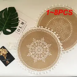 1~8PCS Nordic Style handmade pendant wall decoration wall painting Scandinavian Handmade Rattan Wall Hanging Rattan Wall Decor