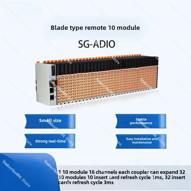 Blade Type PROFINET Remote IO Module Plug-in Distributed Digital Input Switch PLC