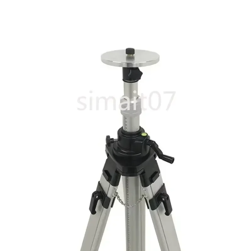 Aluminum Heavy-Duty Tripod with Elevator - Surveying Accessory for Total Station & Laser Level