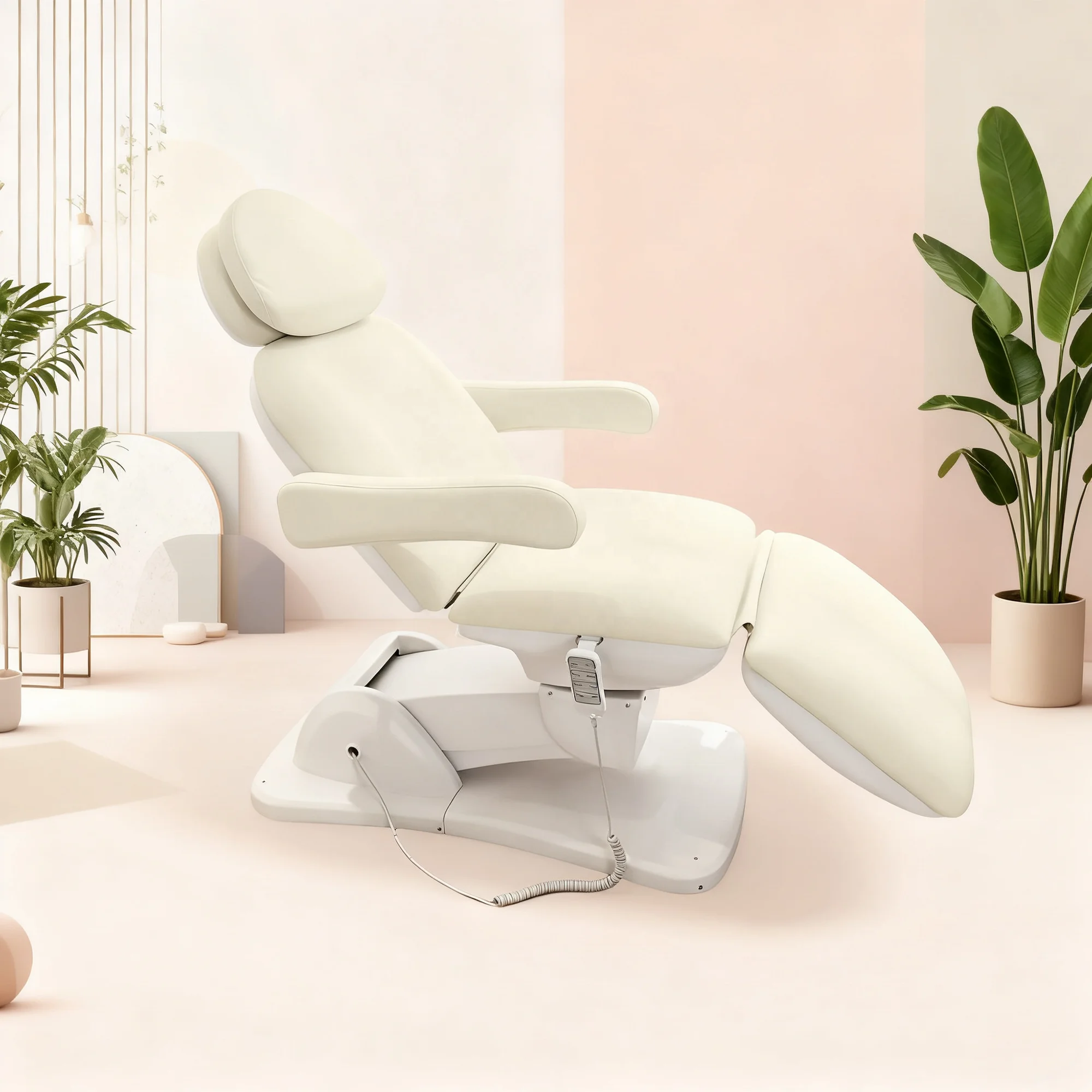 Beauty Chair CE Certified Spa Beauty Electric System Quiet Operation