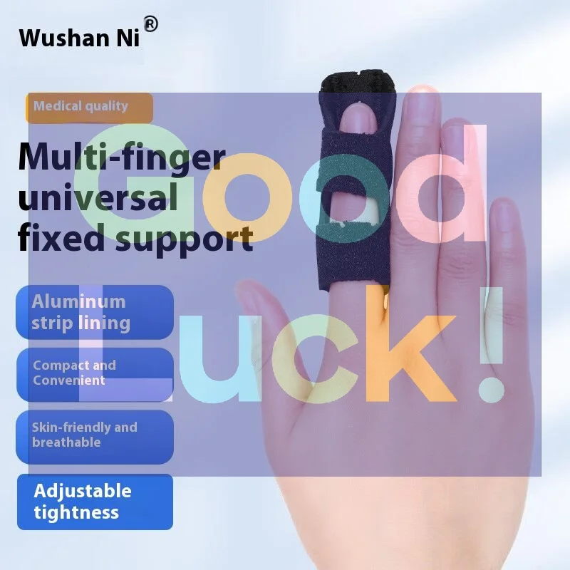 Finger Fixing Splint Straightening Brace Adjustable Strap With Aluminium Plate Support For Finger Corrector Knuckle Care Recove