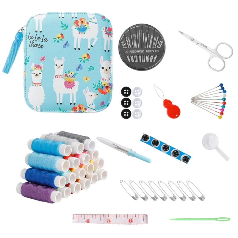 

Home Sewing Kits Upholstery Repair Set with Stitching Needle Sewing Awls Seams Rippers Hand Sewing DIY Crafting Supplies