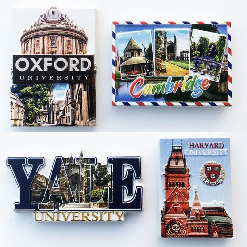 Harvard Yale University Cambridge Oxford University Travel commemorative decorative relief UV crafts