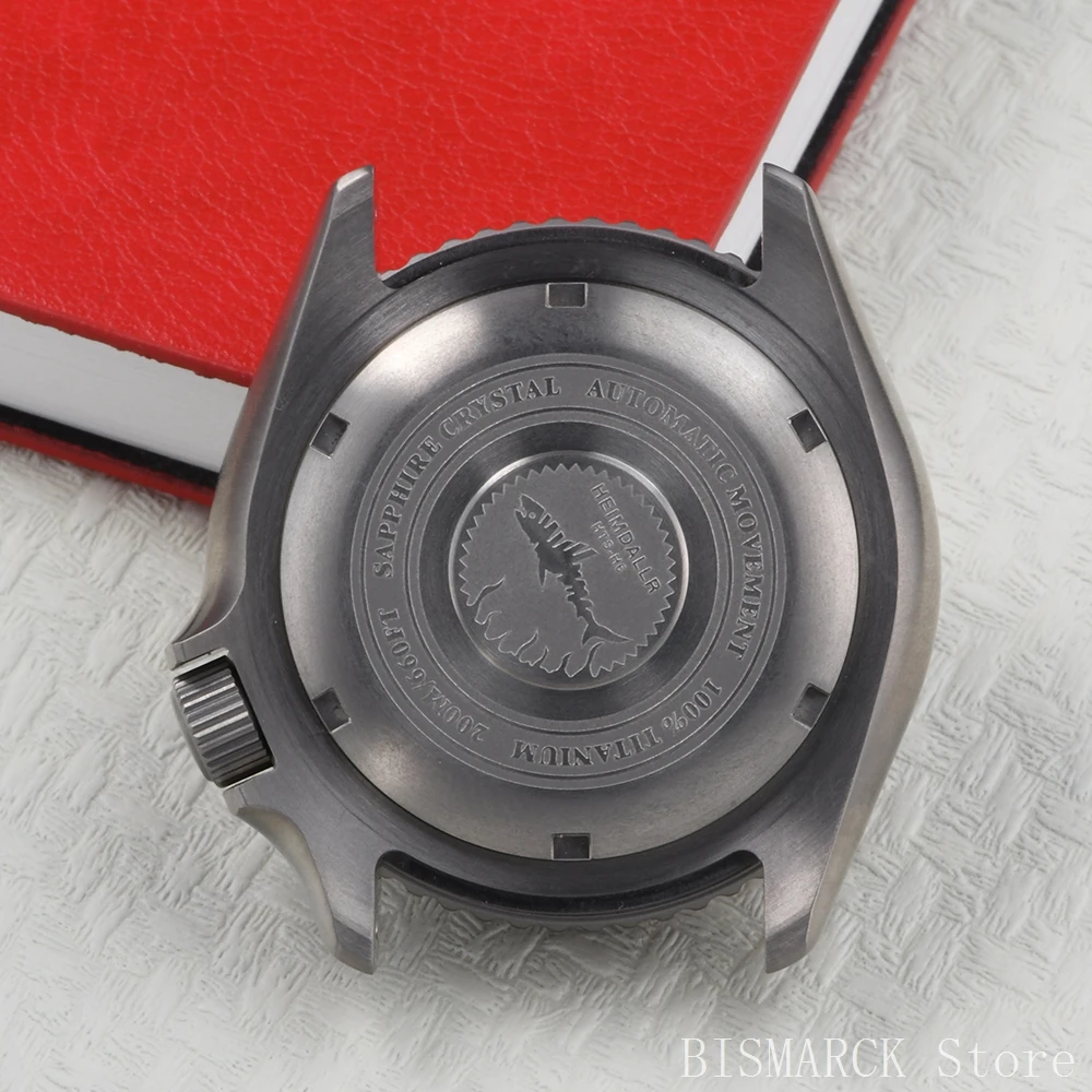 HEIMDALLR Titanium SKX007 Case Suitable for 3.8-point Crown NH35/36 Movement 20 Bar Waterproof 28.5MM Dial