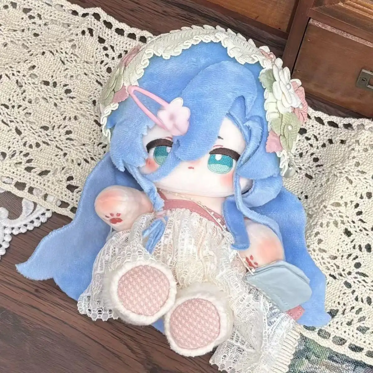 

20cm Game Reverse:1999 37 Attribute Monster Girl Plush Doll Body Cosplay Dress-up Clothes Cotton Doll Collection Toys Xmas Gifts