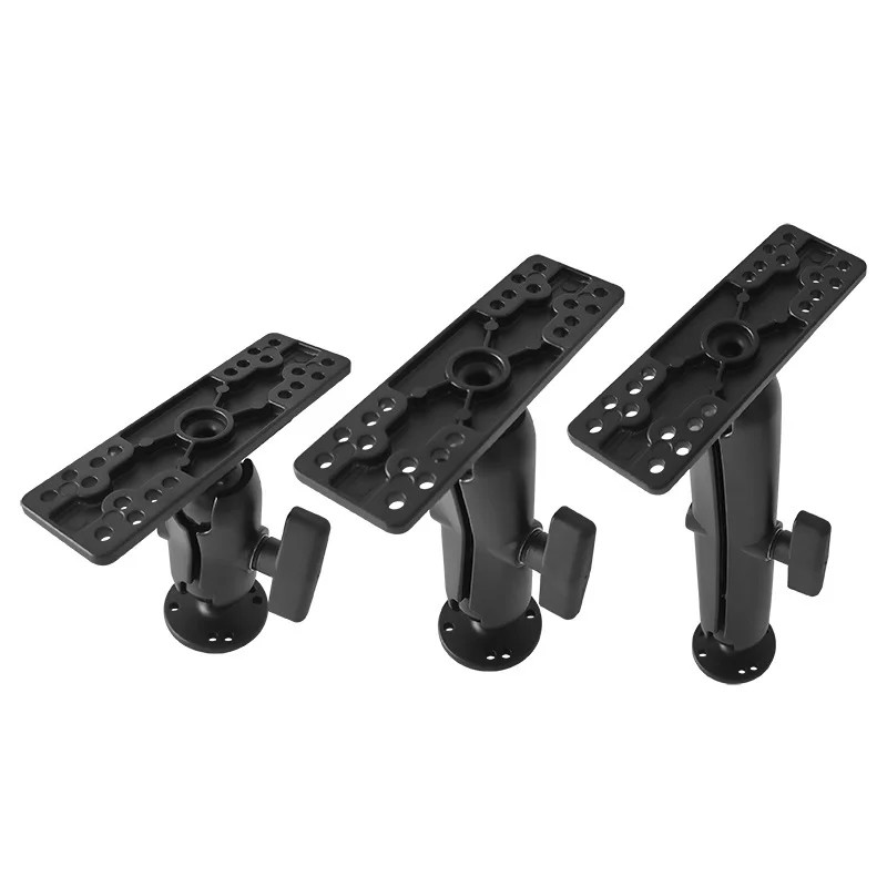 Marine Fish Finder Mount Aluminum 1.5'' Ball Adapter Drill-Down Mount GPS Holder Ram Mount Electronic Fish Finder Holder