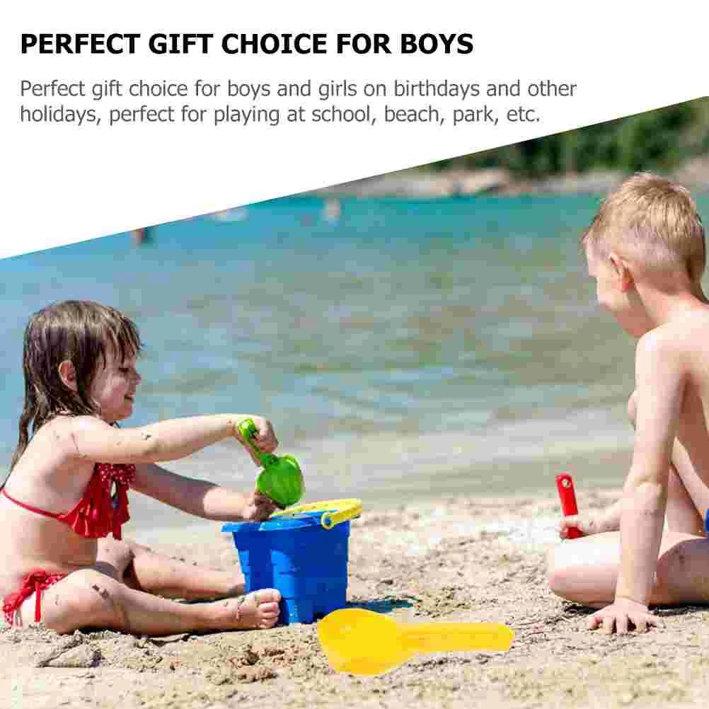 4 Pcs Beach Set Outdoor Toys for Kids Sand Play Party Plastic Scoop Baby