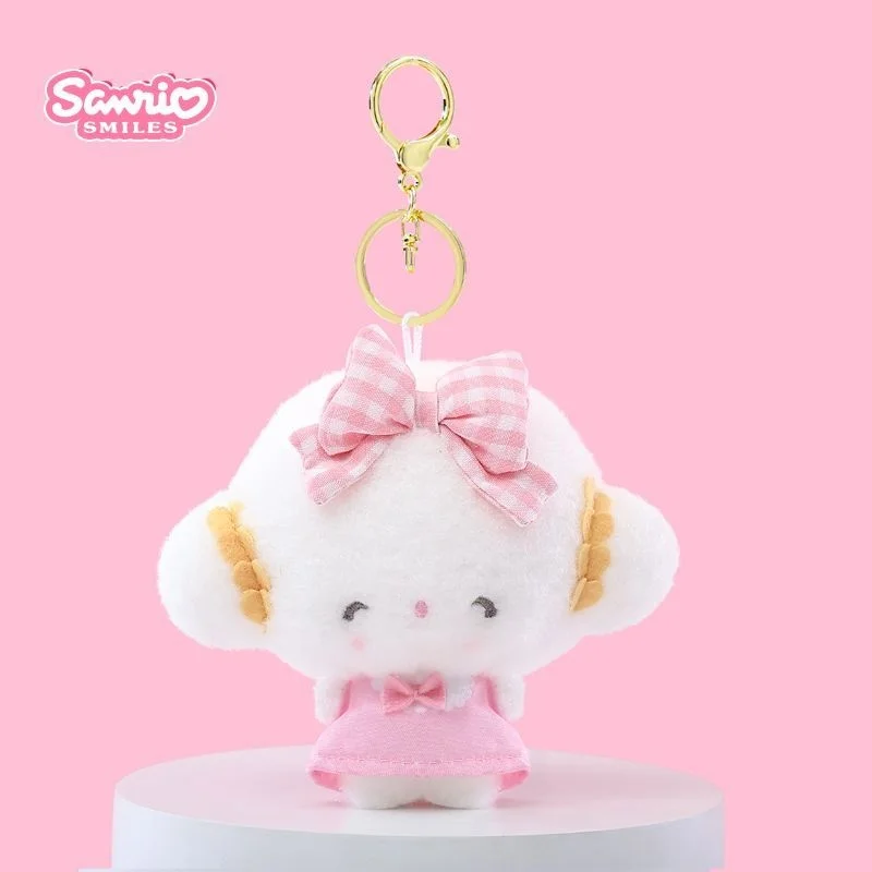 12 سنتيمتر سانريو Cogimyun الكرتون لطيف الأزرق الوردي القوس قبعة النوم الذهبي مشبك قلادة سيارة المفاتيح حقيبة كروسبودي الديكور فتاة هدية #5