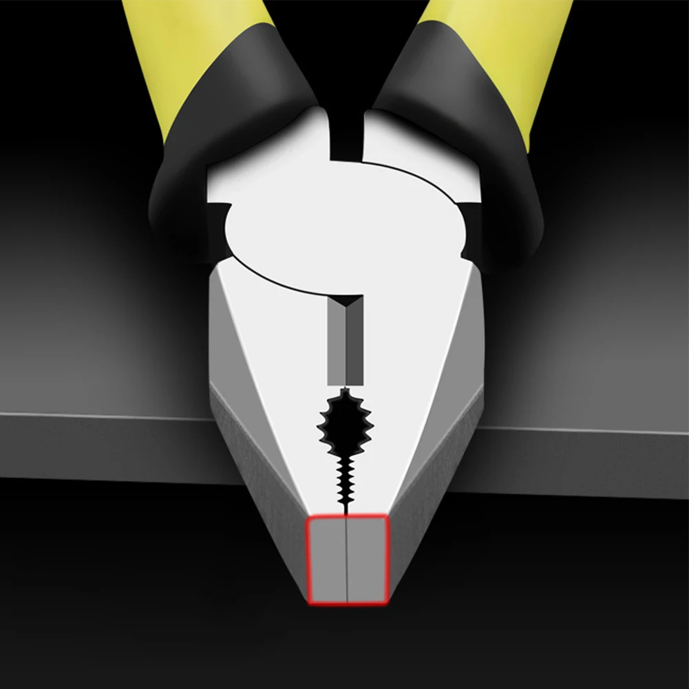 6 بوصة القاطع ذو طيات إبرة طويلة زردية عالية الكربون أسلاك الفولاذ القاطع أداة كهربائي متعدد الوظائف توفير الطاقة كماشة