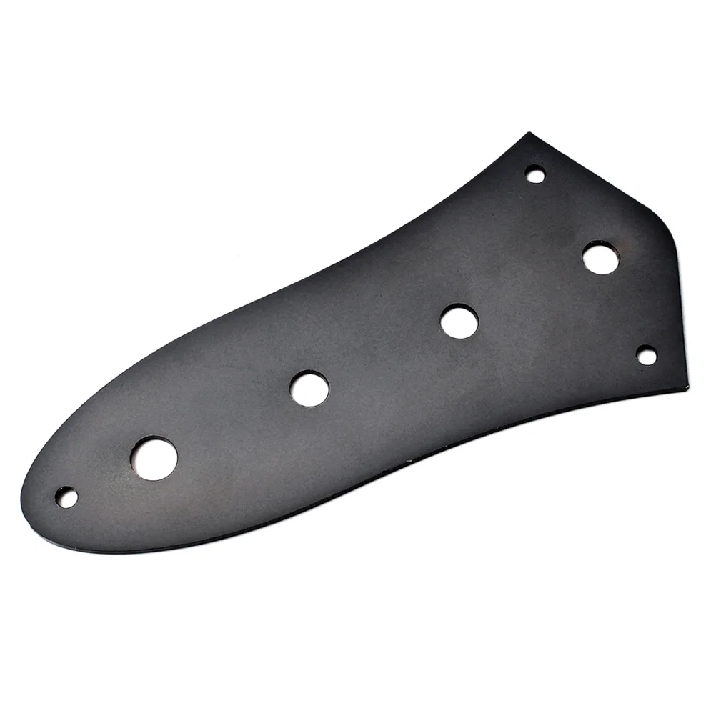 لوحة تحكم فارغة للباس الكهربائي 4 فتحات استبدال الكروم الصلب نمط خمر تناسب معظم الموديلات جزء إصلاح الغيتار