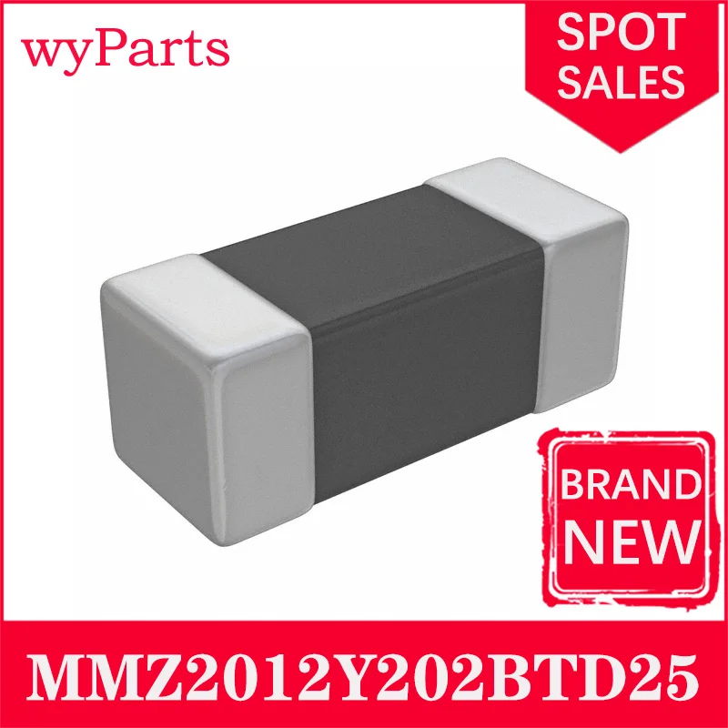 10 Pcs/lot MMZ2012Y202 MMZ2012Y202BTD25 BRAND NEW FERRITE BEAD 2K OHM 0805 1LN