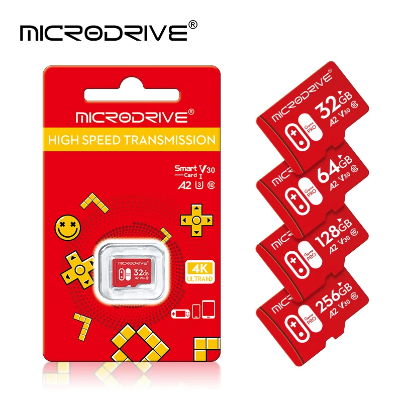 Ultra Micro TF Card 128GB 32GB 64GB 256GB - Mini SD TF Flash Memory Card for Phone SD/TF Dual Compatibility
