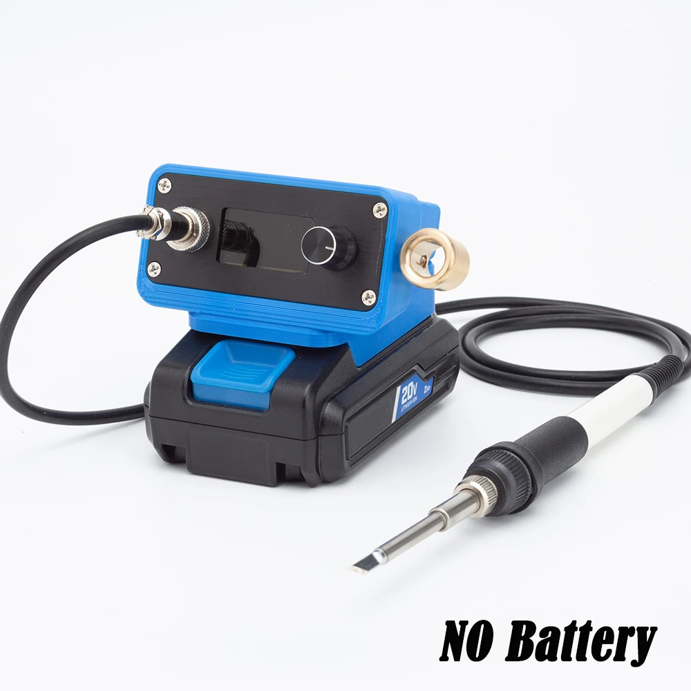 

OLED T12 Cordless Soldering Iron Station For HART 20V Lithium Battery Electric Welding iron Solder (Battery not included)