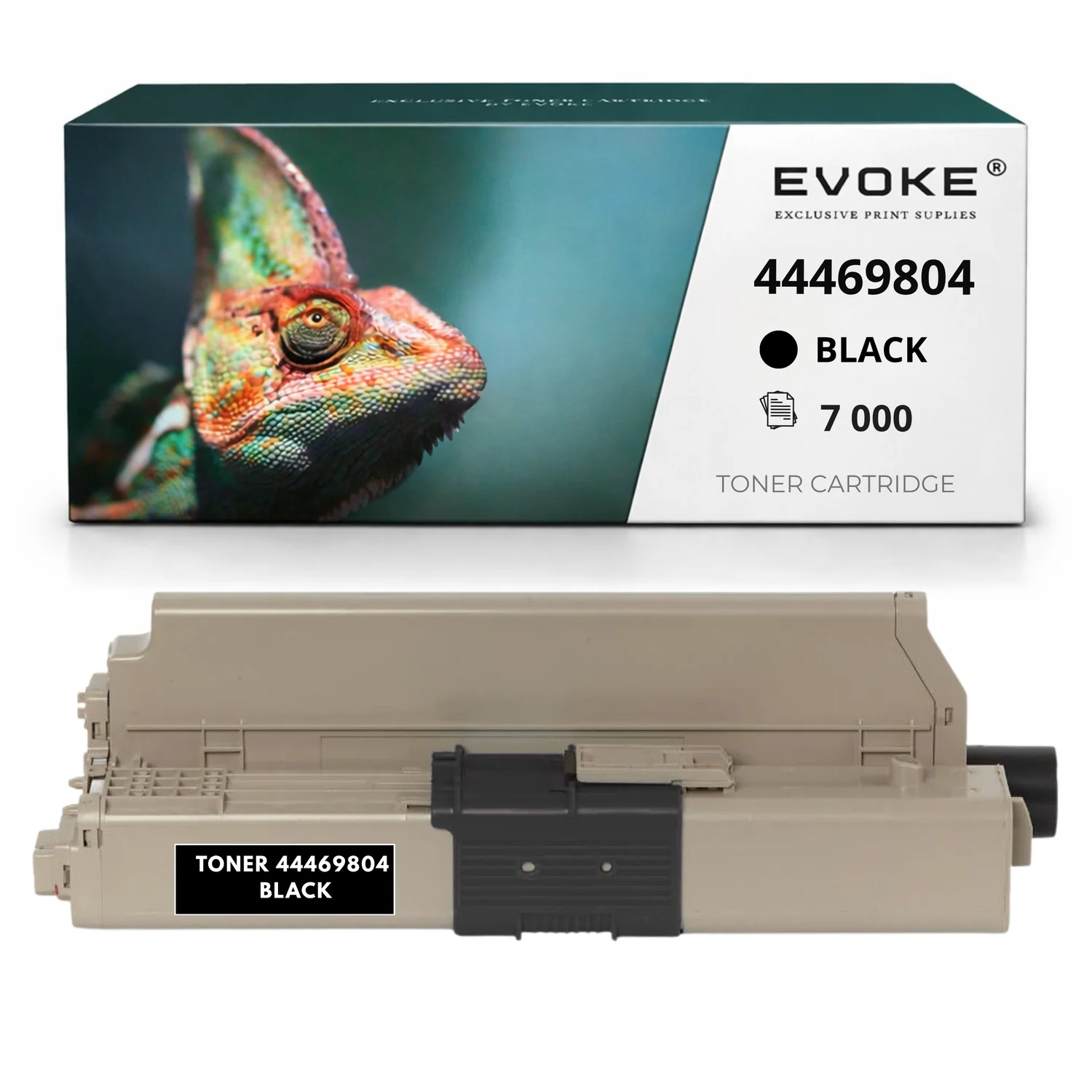 Evoke compatibele toner voor Oki Mc561Dn/C530Dn Mc561Dn/C530Dn 44469804 Zwart 7000 pagina's C510Dn C511Dn C530Dn C531Dn Mc561 Mc562Dn